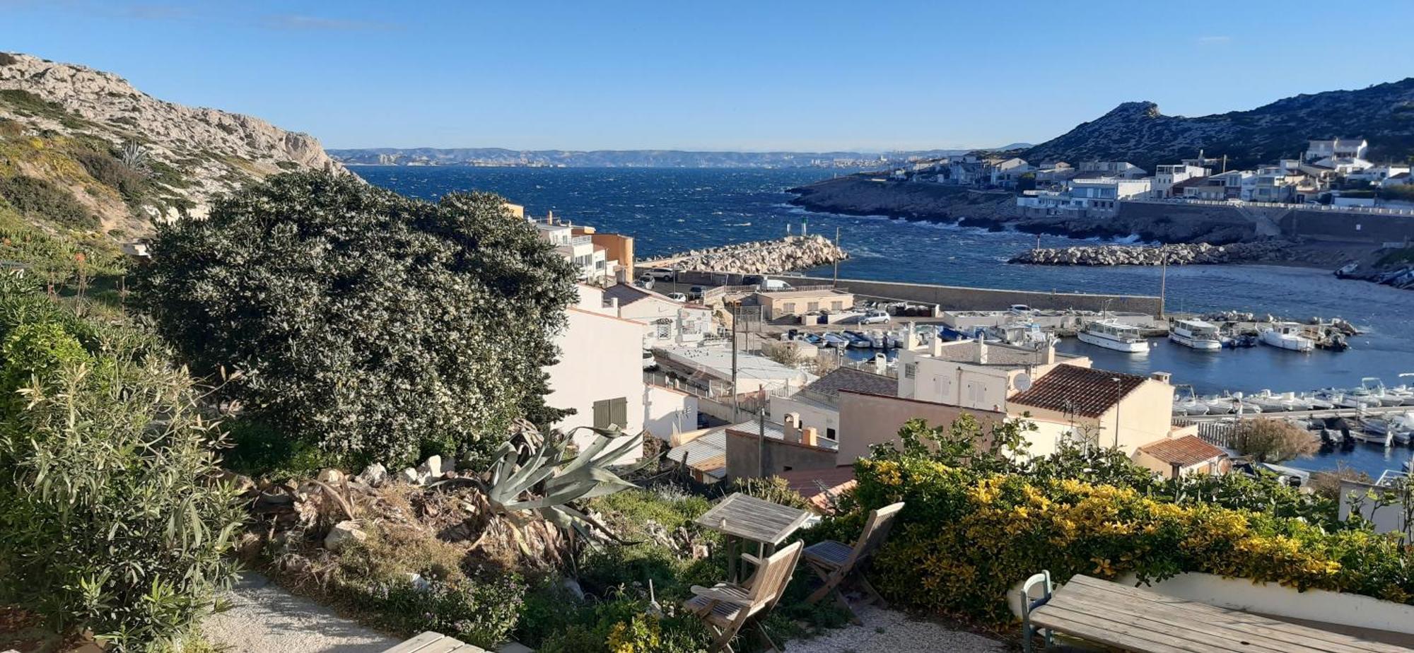 Cabanon Vue Mer Et Calanques Les Goudes Marseille Ngoại thất bức ảnh